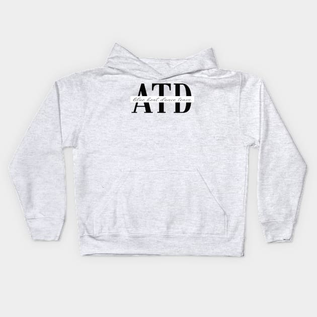 ATD Blue Heat banner Kids Hoodie by allthatdance